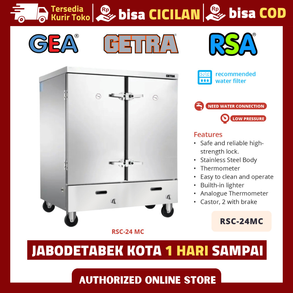 Gas Rice Cooker Getra Rsc 24 Mc Mesin Penanak Nasi Gas Garansi Resmi