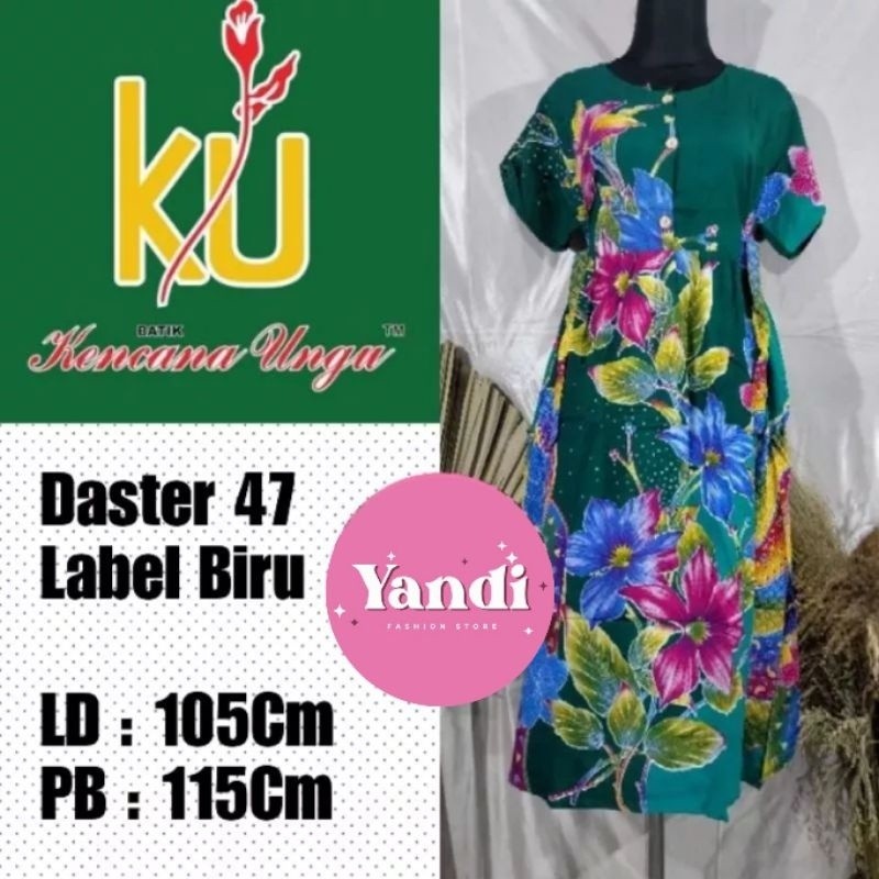 KENCANA UNGU ORI DASTER 47 LD 105 CM LABEL BIRU Alya Collection