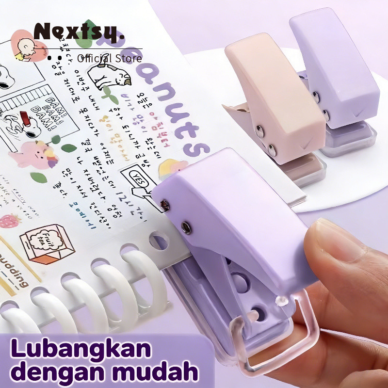 Pembolong Kertas Mini Lucu Pembolong Buku Binder /hole Puncher HOLE PUNCH Portabel Pelubang Kertas