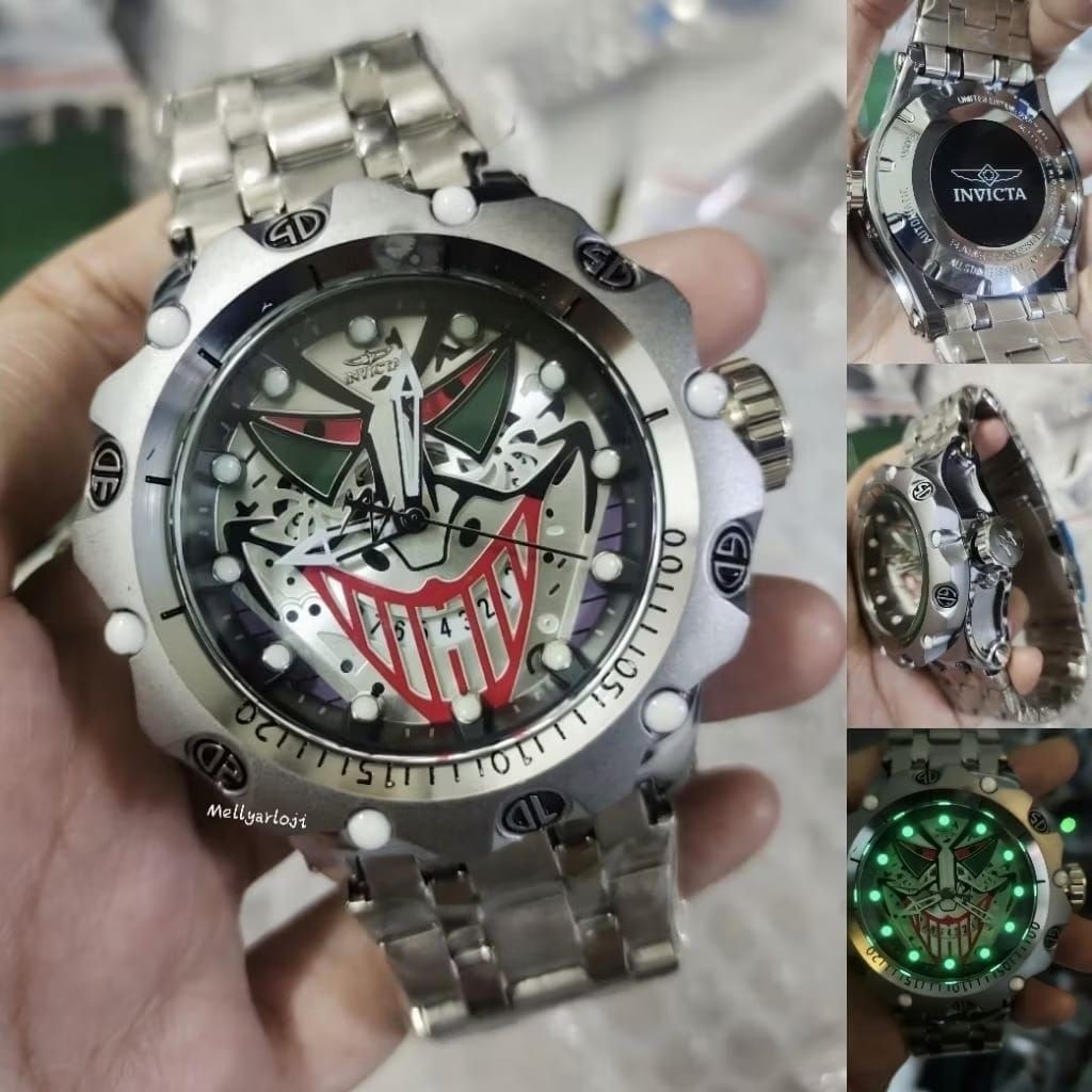 Jam tangan invicta joker keren real pict