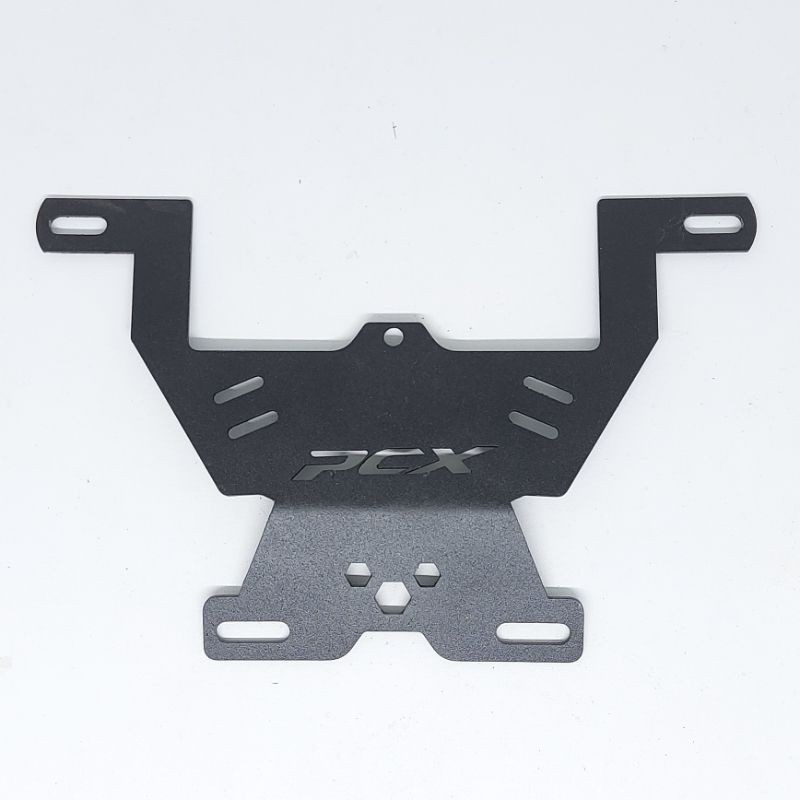 Breket Tatakan Plat Nomor New Honda Pcx 160 Model Kumis - Lancar Jaya Variasi 99