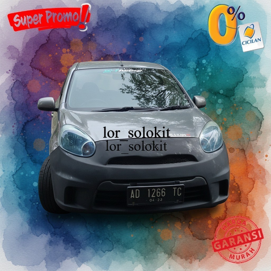 [READY] Bodykit Bemper Depan Nissan March Autech Body Kit
