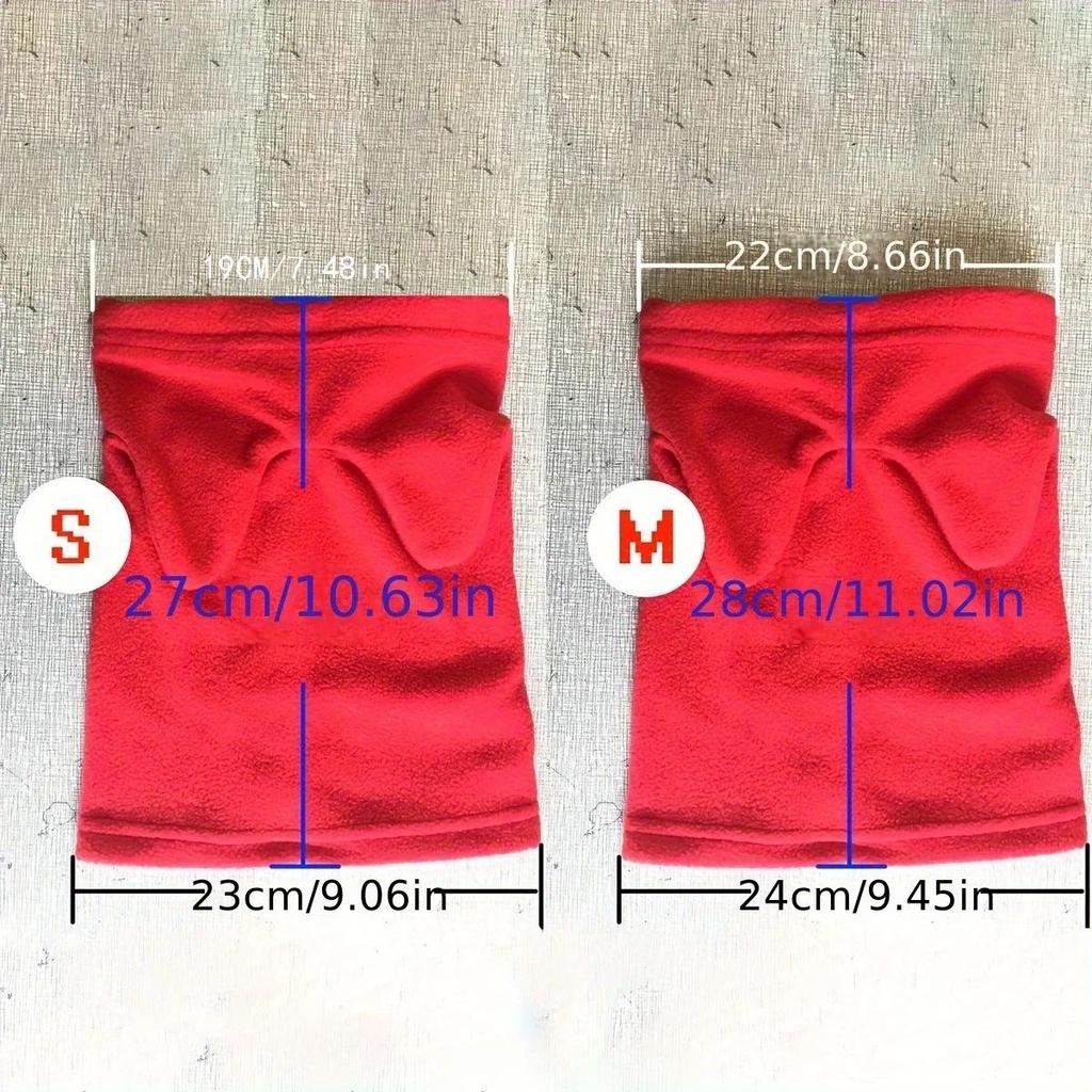 Winter Pet Hat Fleece Dog Warm Hat Ears Hoodie Scarf Set Pet Cat Dog Hat Headgear Warm Earmuffs Dog 