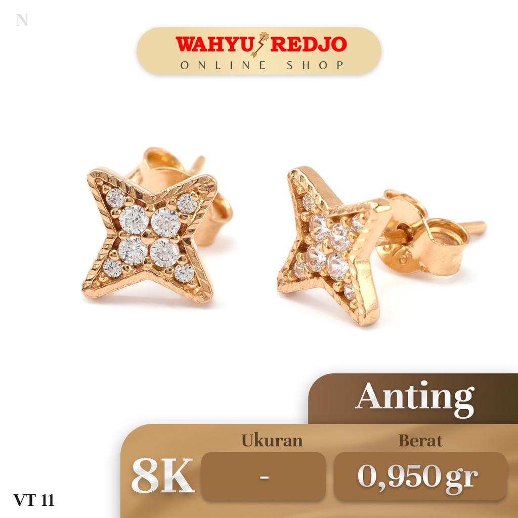 Anting Emas Kadar 8K Wahyu Redjo AN-8K-30255289