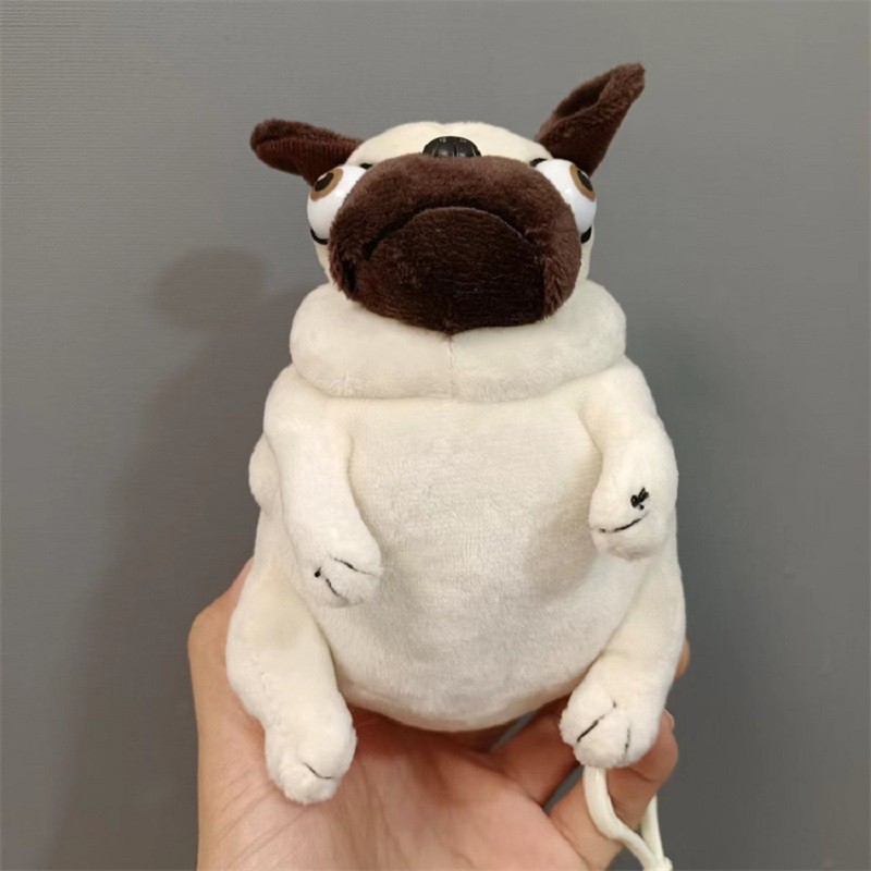 Kawaii Plush Toys Dog the Elf Fat Pug Sitting Pug Dogs Toy Stuffed Dolls For Kids Children Birthday 