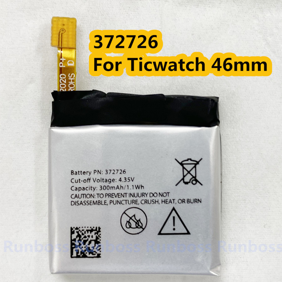 SP372728SE Original Battery For Ticwatch 2 / Ticwatch 1 Ticwatch Express WE11056 372726 46mm