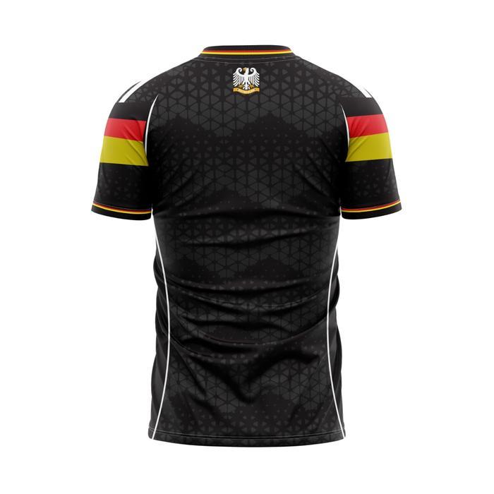 Nizesport - Jersey Fantasy Timnas Jerman Baru Vintage Retro Casual Bahan Dryfit Adem Nyaman Olahraga