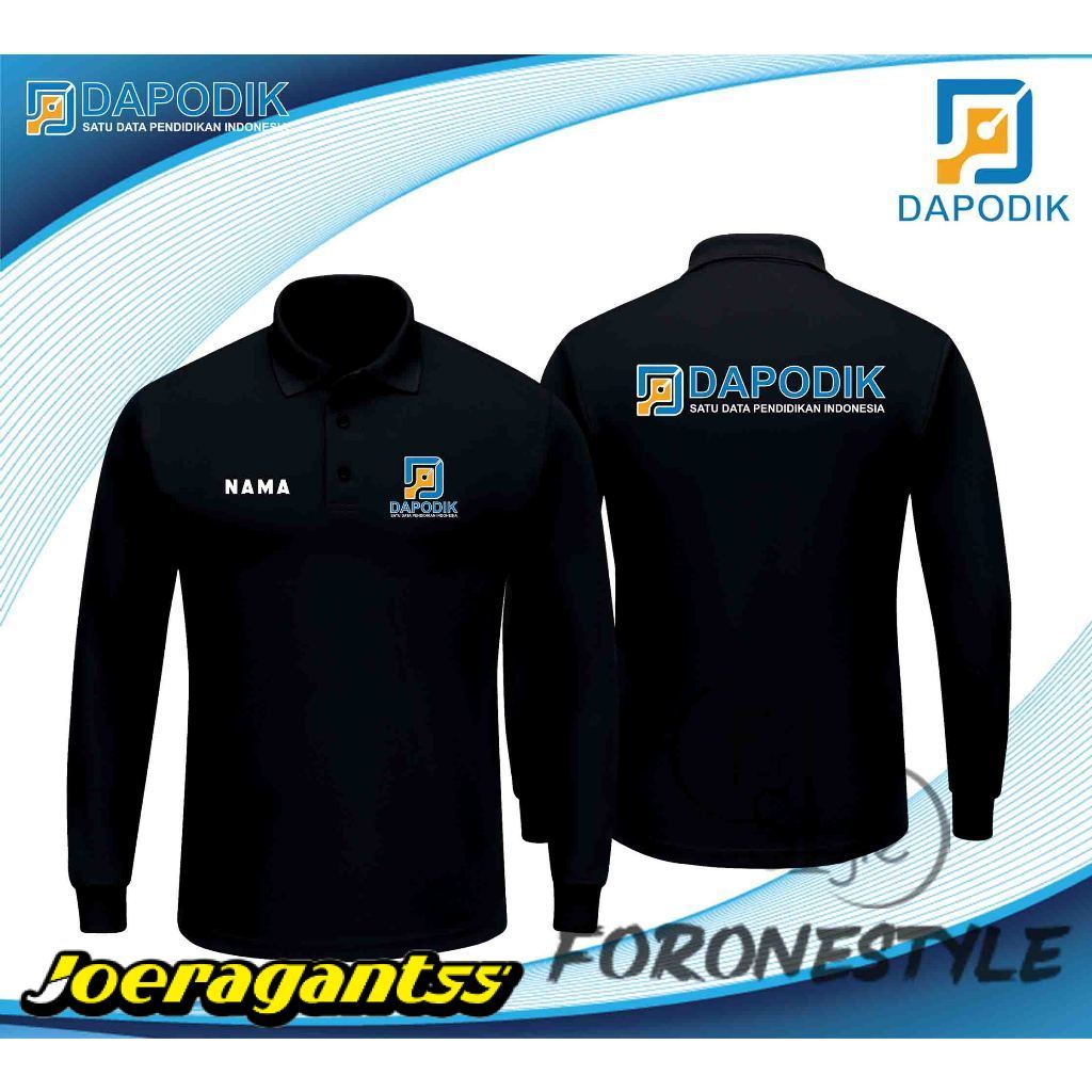 POLOSHIRT DAPODIK - POLO DAPODIK - KAOS BERKERAH DAPODIK - FORONESTYLE