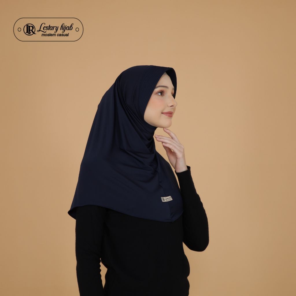 Jilbab sport M zoya Jersey premium by lestary hijab
