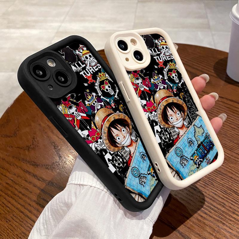 Casing OPPO Case Reno6 Lite Reno3 4G Reno4 5G F Reno5 K Silicone TPU Anime One Piece Pro Camera Shof