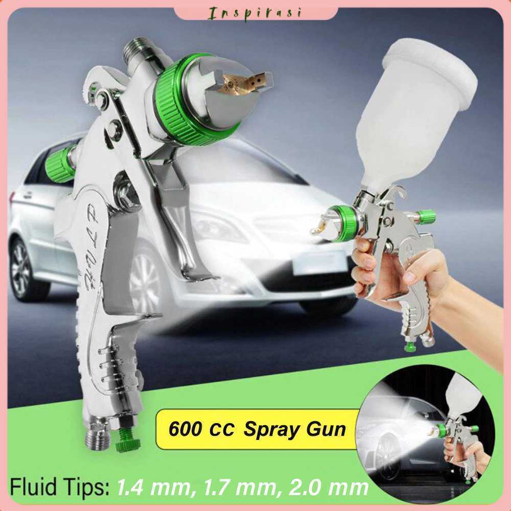 Taffware HVLP Professional Spray Gun Nozzle Airbrush 1.4/1.7/2.0mm - H-2008