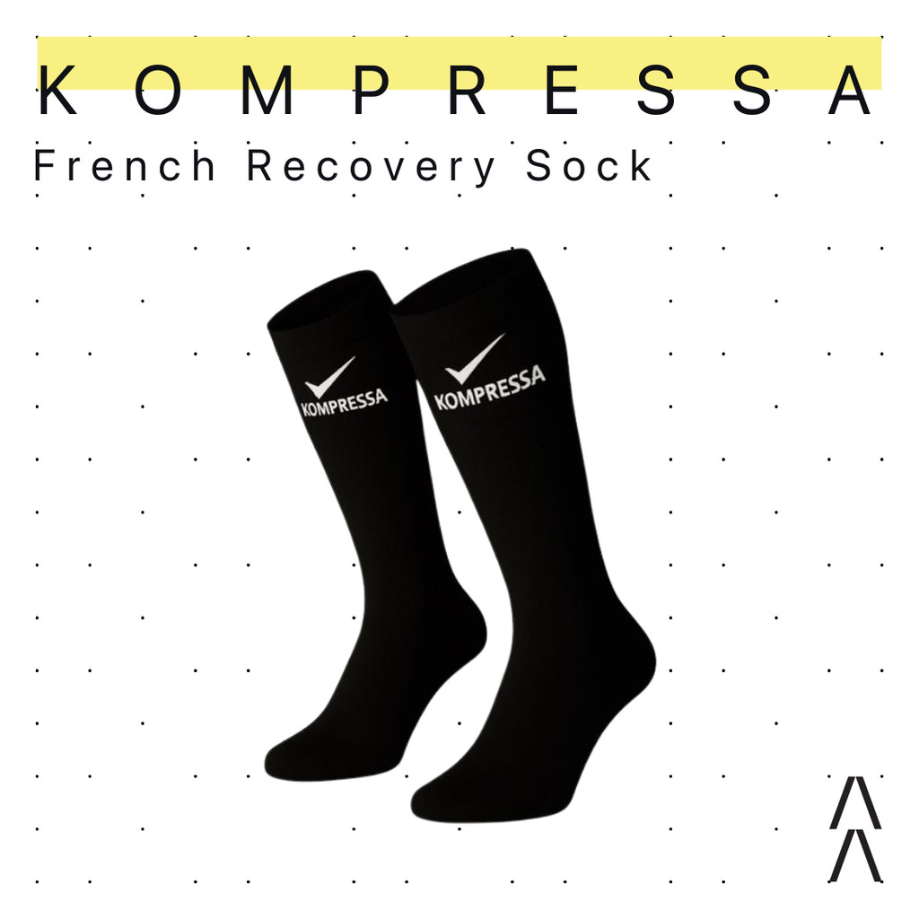 Kompressa French Recovery Sock - Unisex - Kaos Kaki Olahraga - Kaos Kaki Kompresi