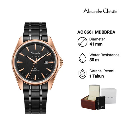 Jam Tangan Alexandre Christie Classic Steel 8661