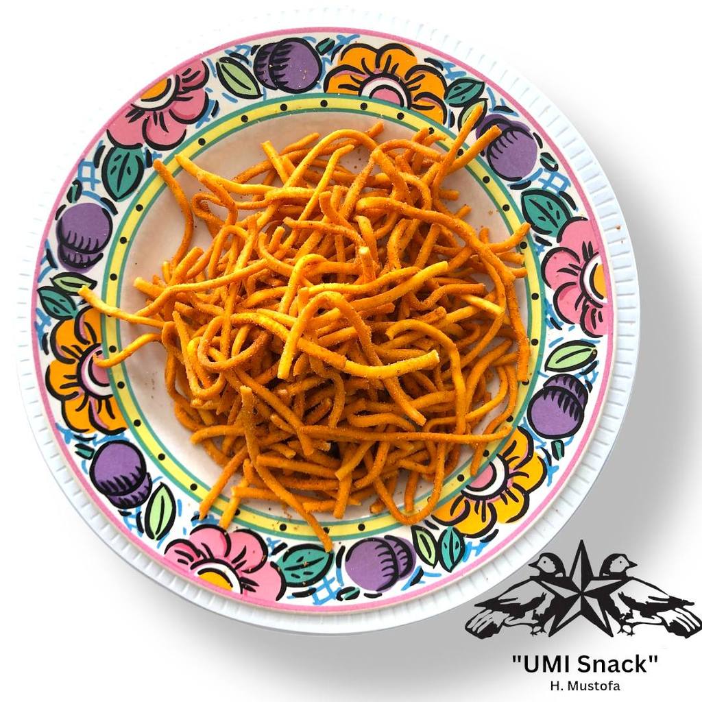 UMI Snack Cemilan Stik pedes isi 250gr jajanan jadul jajanan SD cemilan pedas gurih asin Snack Food