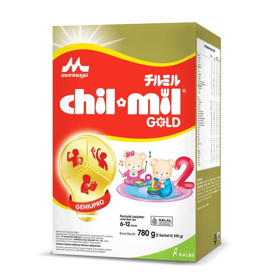 Morinaga Chil Mil Gold Geniupro Formula Bayi Usia 6-12 Bulan 780g - KBB0J42