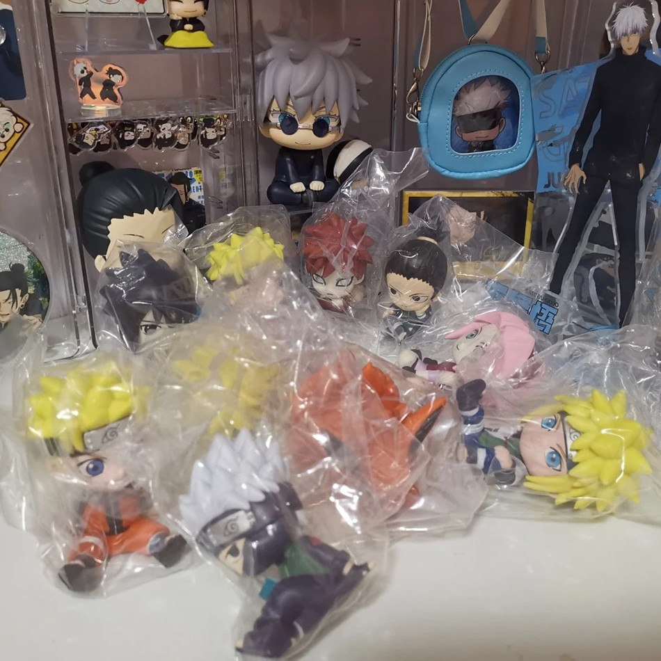 Hot Naruto Anime Figure Uzumaki Naruto Kakashi Uchiha Sasuke Itachi Cute Toys Q Figurals Action Figu