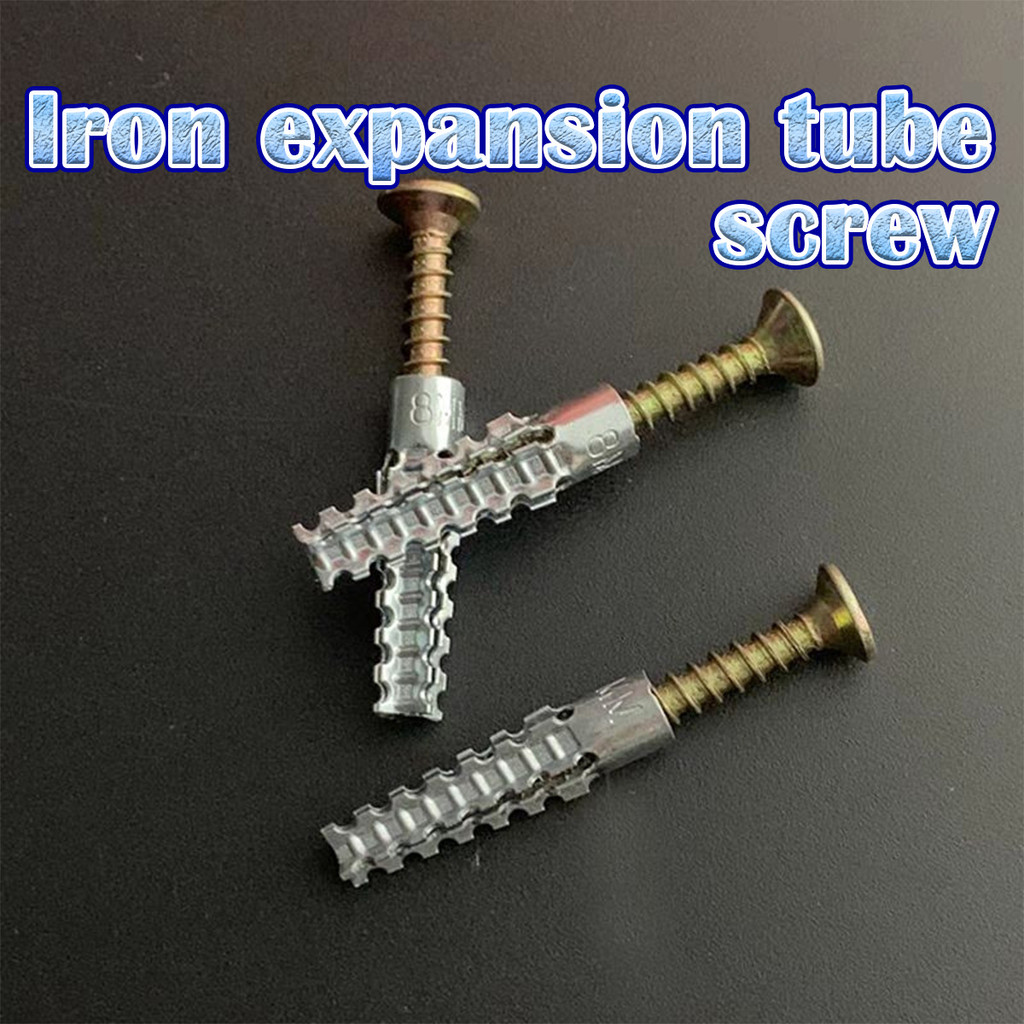 50pcs Tembok sekrup dinding Expansion Anchor Wall Multi Fungsi Tembok Baut Gantungan Bata Gypsum Pen