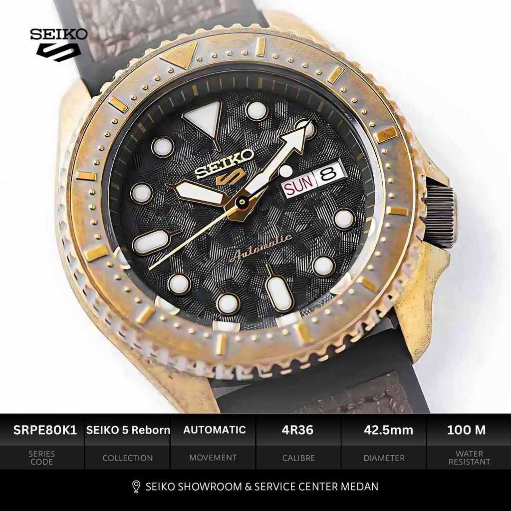 SEIKO Showroom Medan - Seiko 5 Reborn SRPE80K1