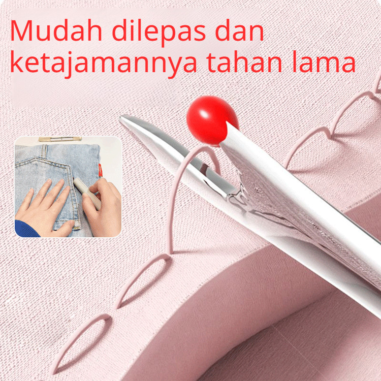 Praktis & Cepat Alat Penusuk Jarum & Pembuka Jahitan 2 in 1 - Alat Jahit/Pembuka Jahitan/Penusuk Jar