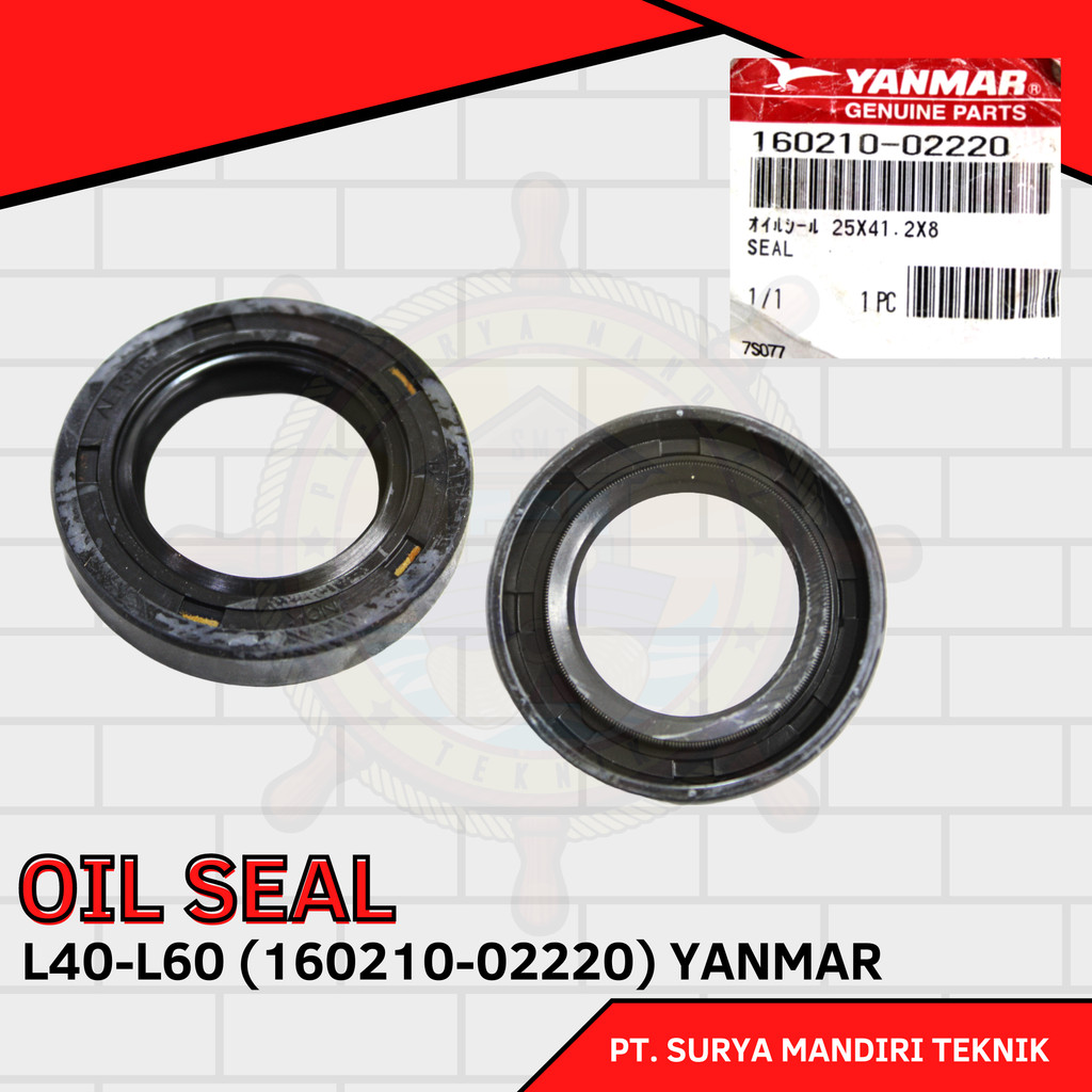 OIL SEAL L40-L60 160210-02220 YANMAR ASLI GENUINE