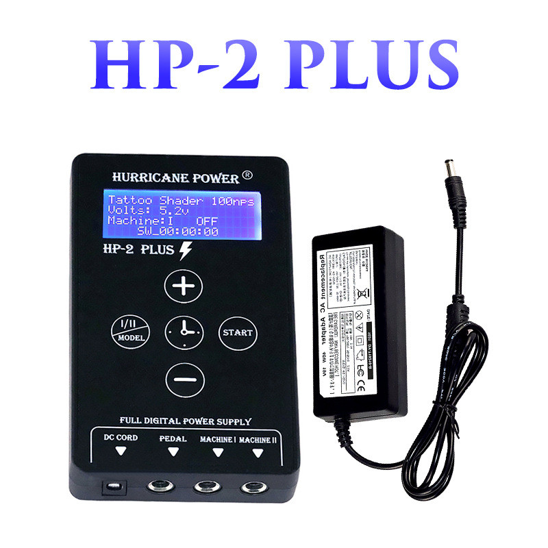Tattoo Power Supply HP-2PLUS Tattoo Voltage Regulator Tattoo Pen Motor Machine Adapter Tattoo Embroi