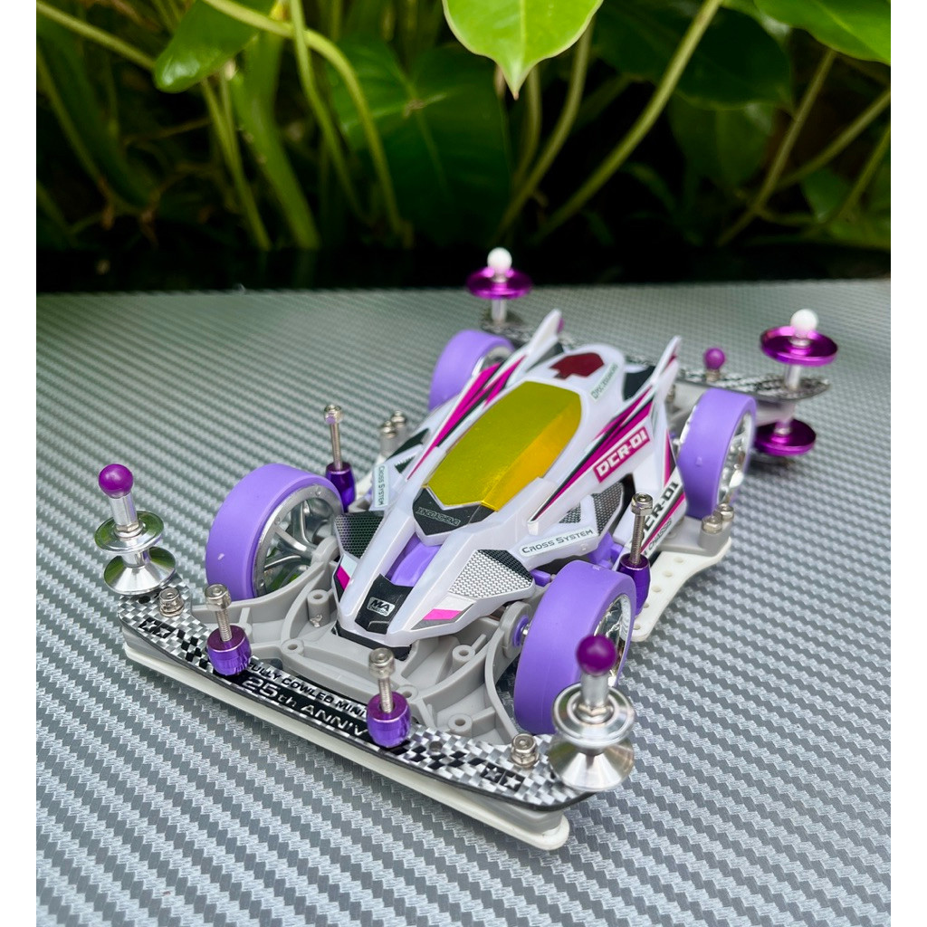 Rep tamiya Rakitan Side damper B-max DCR-01 Purple special MA Chassis 3006J4-RKT