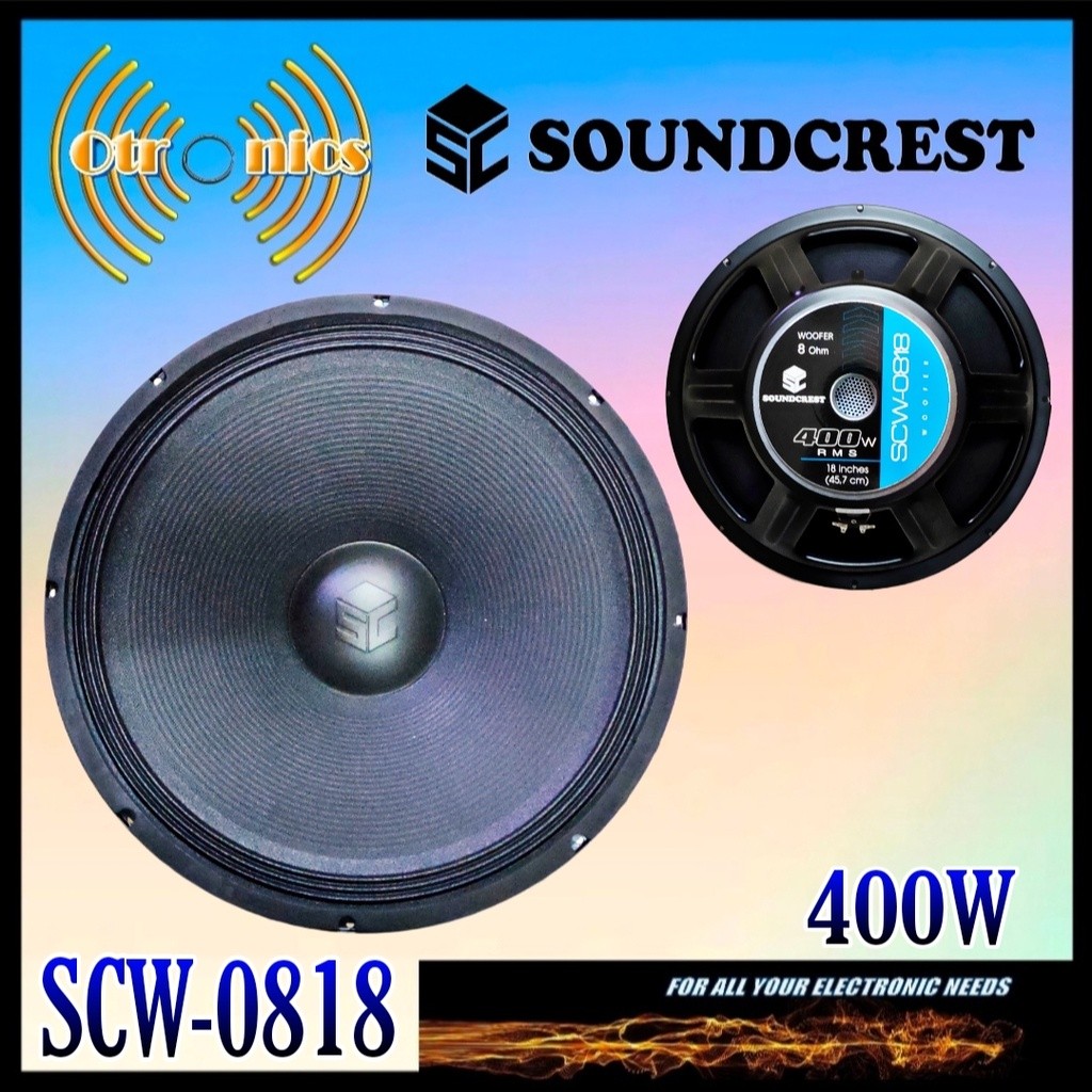 Speaker Subwoofer 18' inch 400W SOUNDCREST SCW 0818