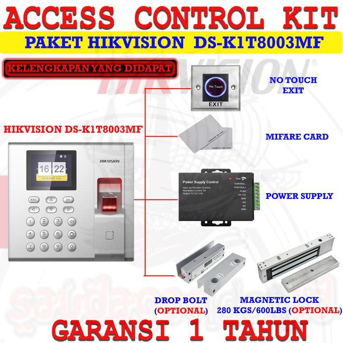 DOOR LOCK DOORLOCK / KUNCI PINTU DIGITAL / ACCESS CONTROL / RFID - kaca polos
