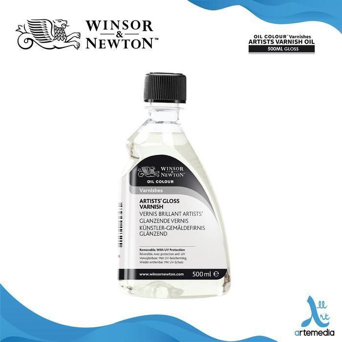 Winsor & Newton Artists’ Oil Painting Varnish  ml Non Yellowing Removae Protective Varnish | Pelapis