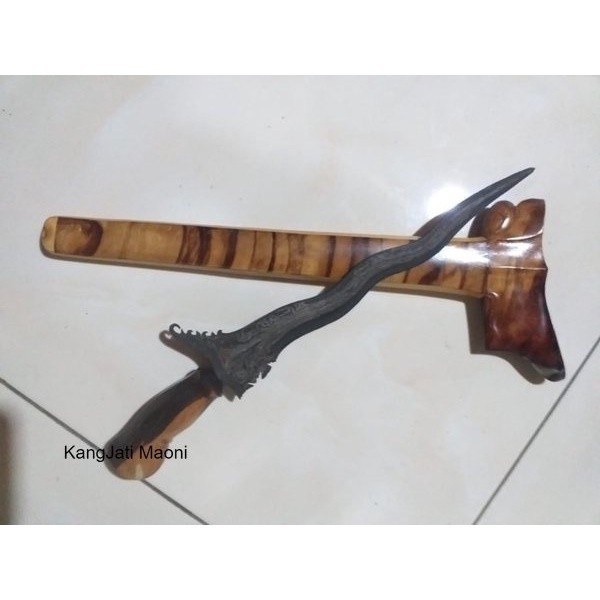 keris bali alusan super warangka kayu asem alusan sepuh stw bkn majapa