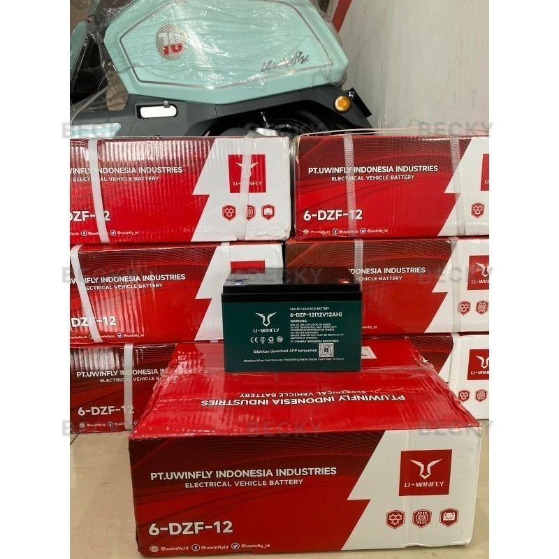 Baterai Sepeda Listrik Uwinfly 12AH Original