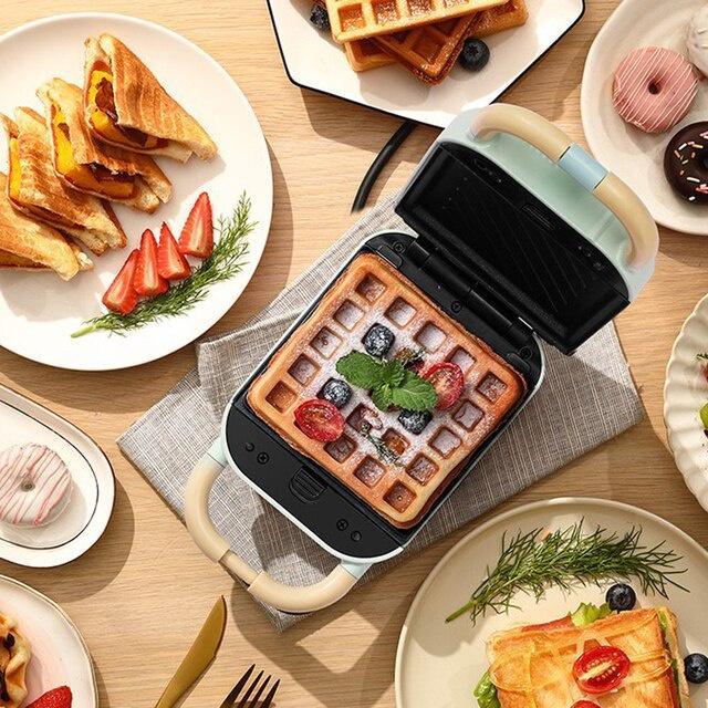 YIDPU Waffle Maker Elektrik Free Cetakan - Putih