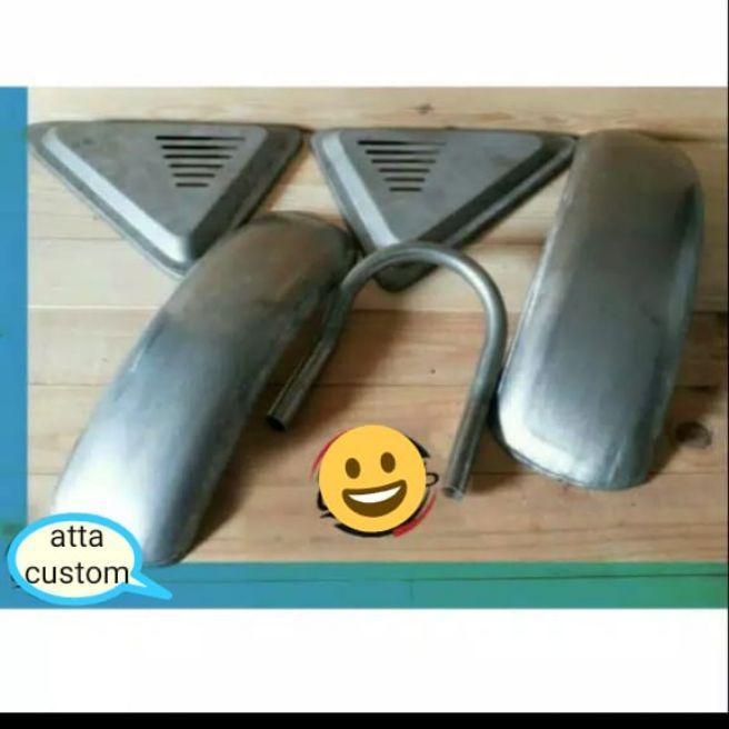 Paket Tangki motor [GM] paket japstyle box aki motor custom japstyle MOTOR CUSTOM