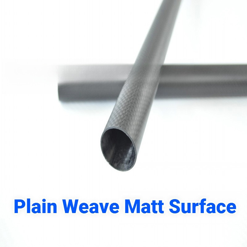1pc 3K Carbon Fiber Tube OD32mm OD33mm OD34mm OD35mm OD36mm OD38mm OD40mm Length 500mm Full Carbon G