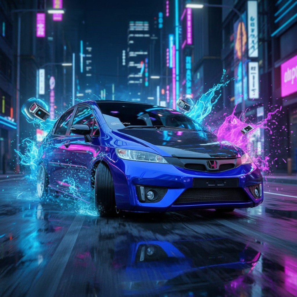 bodikit bodykit honda city 2003 2004 2005 2006 2007 2008 INGCLUDE SPOILER