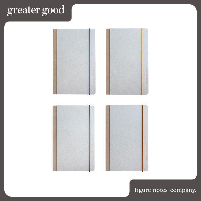 figure notes company - Rubble Book Raw A6 Recycled Notebook - Yellow