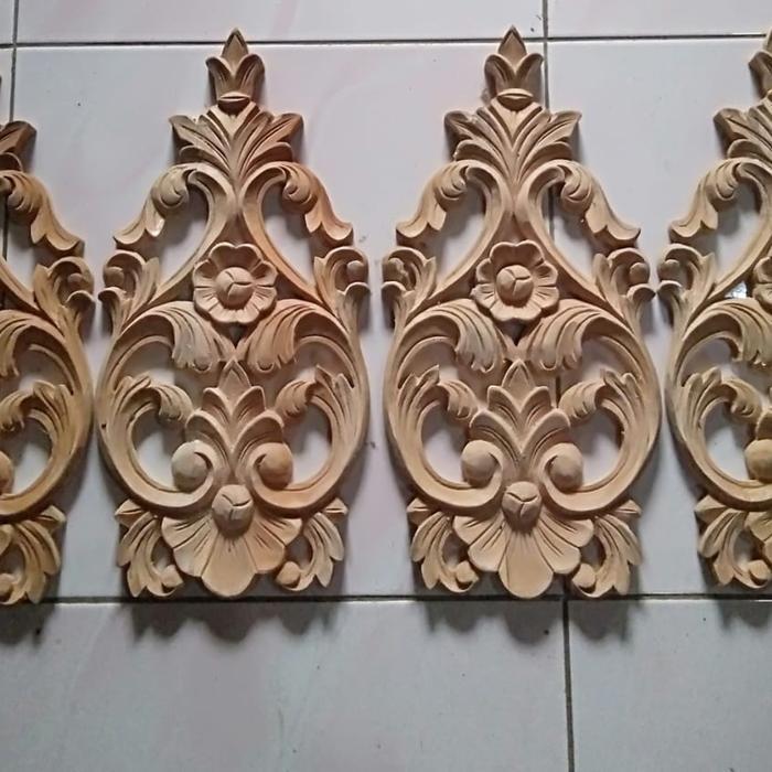 ukir tempel soko joglo pintu pagar rumah hiasan dinding jepara kayu ng4