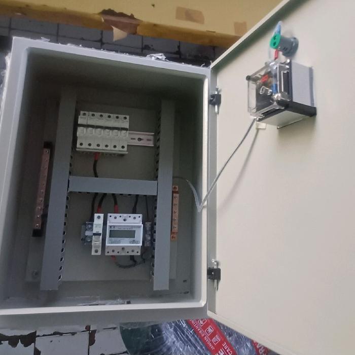 Panel Listrik 1phass 32A Komplit KWH Meter Digital 1phass