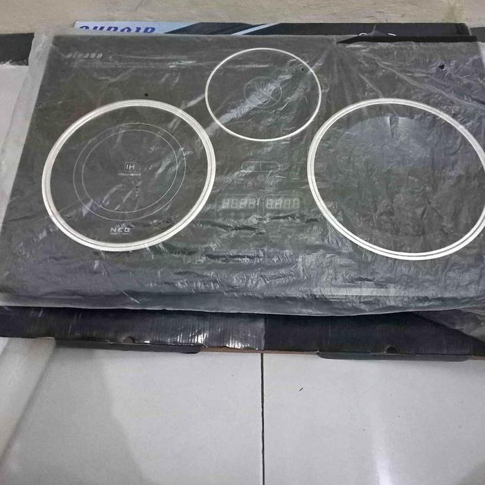 KOMPOR LISTRIK / INDUKSI TANAM 3 TUNGKU ALVANO EX DISPLAY TANPA DUS