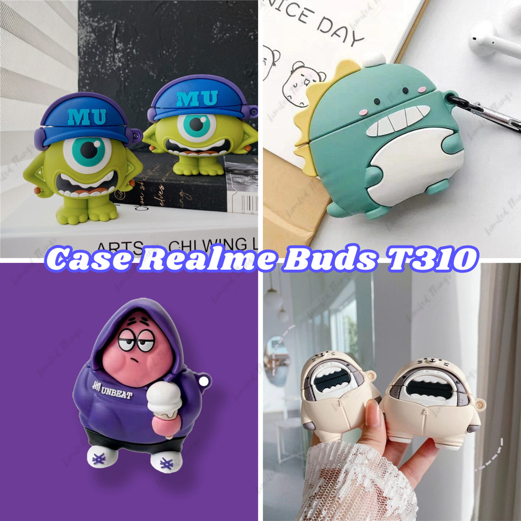 SOFT CASE Pelindung Realme Buds T310 Karakter Kartun Cartoon Character Lucu