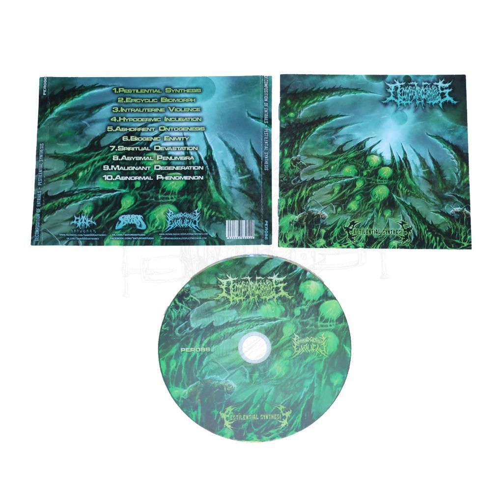 ORIGINAL & BERLISENSI - CD - DECOMPOSITION OF ENTRAILS - PESTILENTIAL SYNTHESIS | SLAM/BRUTAL DEATH 