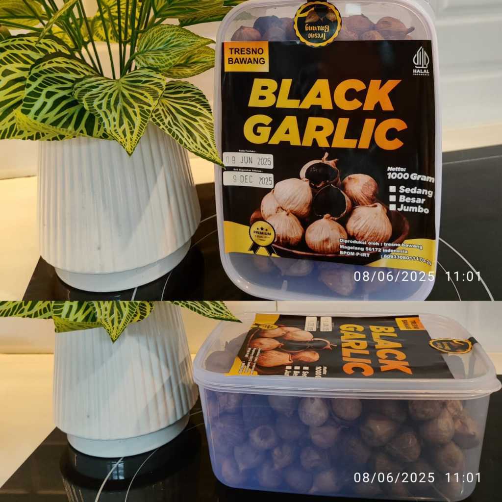 Bawang hitam tunggal 1 kg / Black garlic / Tresno bawang