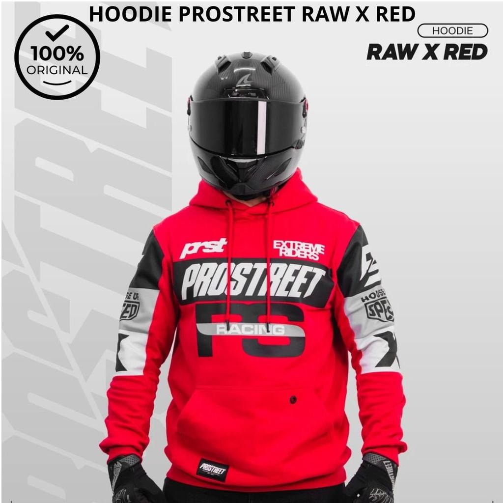 JACKET HOODIE PROSTREET RAW X RED | JACKET HOODIE PROSTREET | 100% ORIGINAL PRODUCT