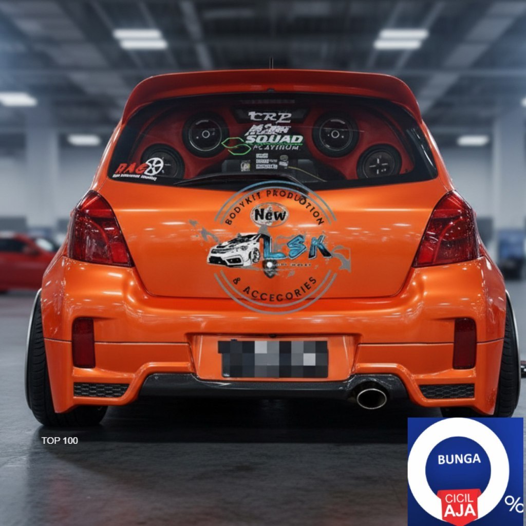 bodykit yaris 2006-2011upgrade trd bodykit yaris bakpao