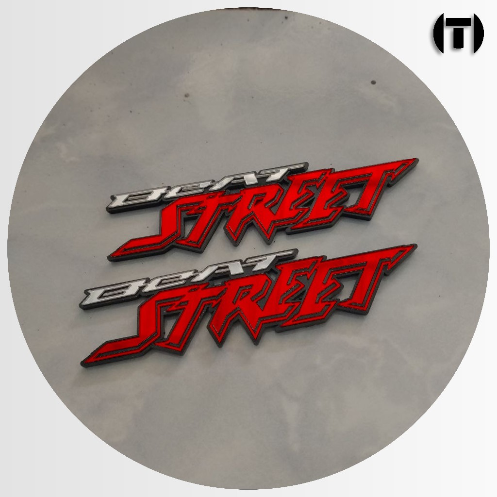 2PCS EMBLEM TIMBUL PREMIUM AKRILIK BEAT STREET 2020