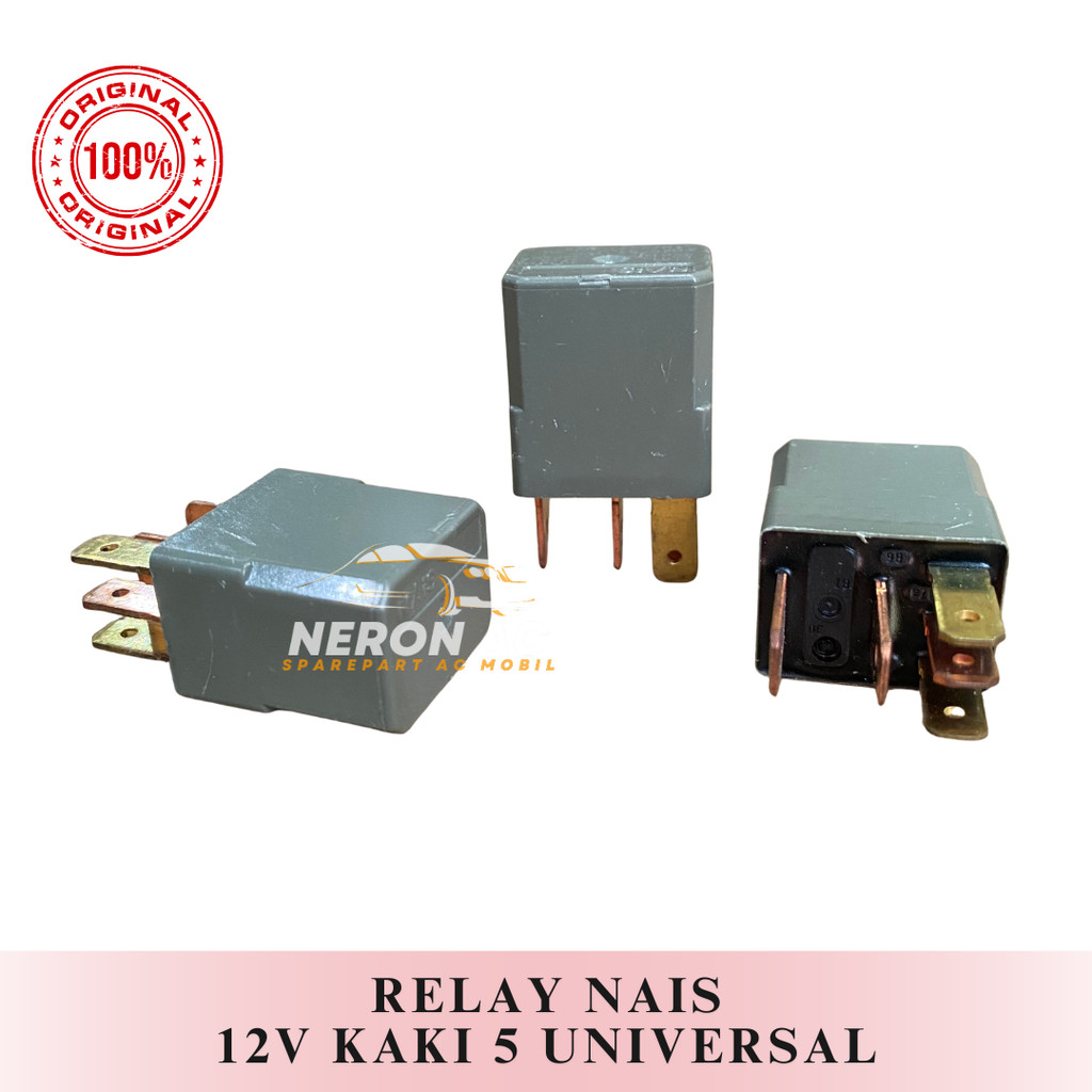 RELAY NAIS 12V KAKI 5 UNIVERSAL RILEY NAIS ASLI JAPAN