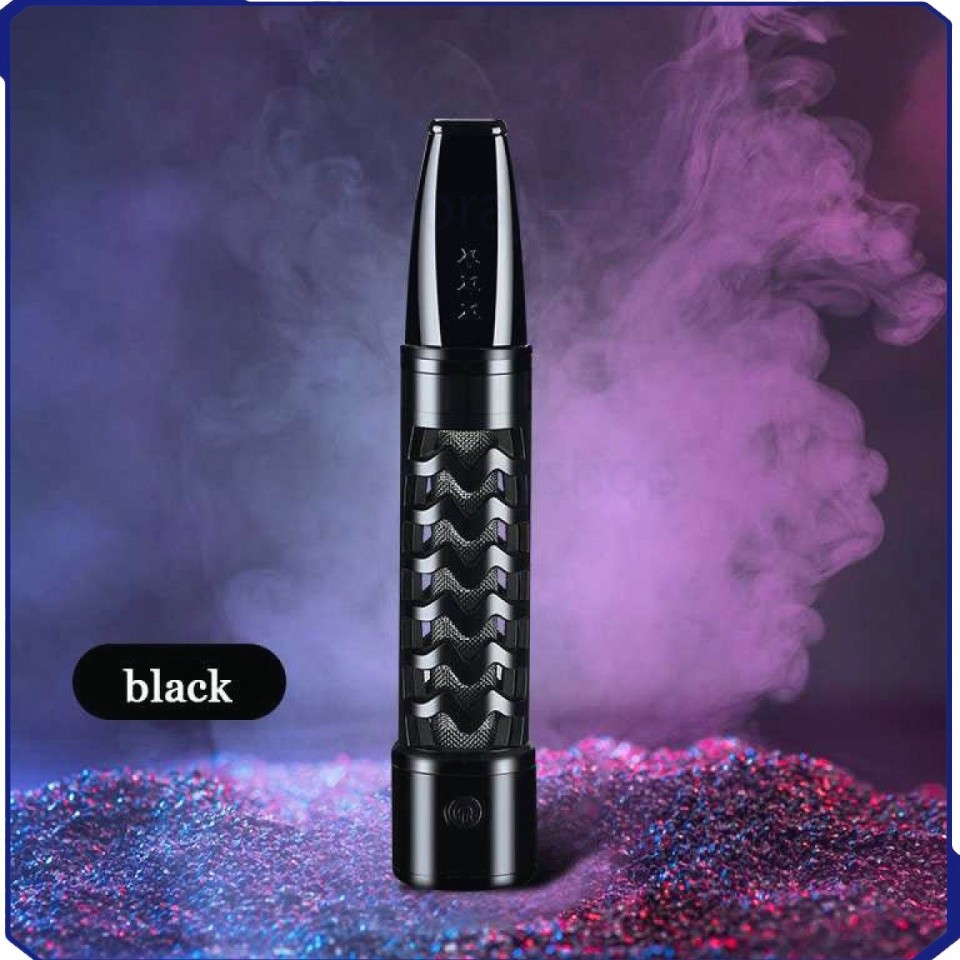 Asbak Portable Pipe ing Rechargeable with Lighter