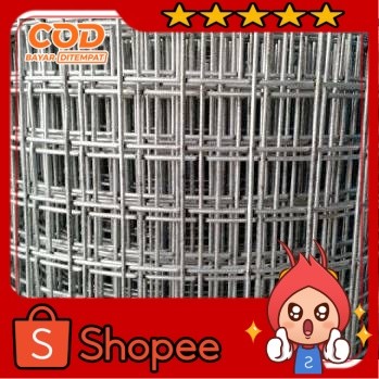 Kawat Loket Galvanis 1" Panjang 10 Meter Kawat Ram Ayakan Bangunan Proyek Kawat Kandang Unggas Burun