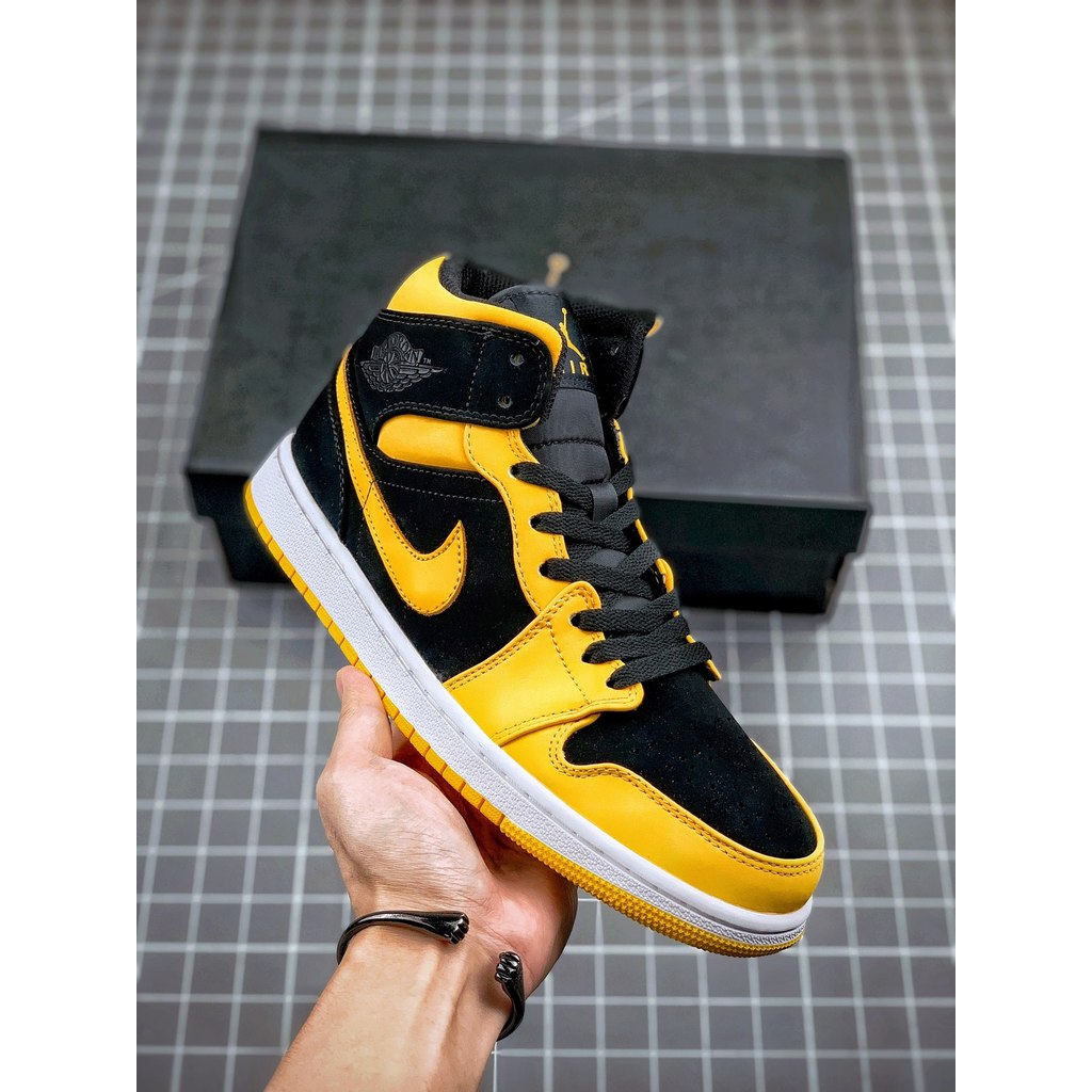 NK AF1 High Flax Wheat 19S  Sepatu Couple Premium