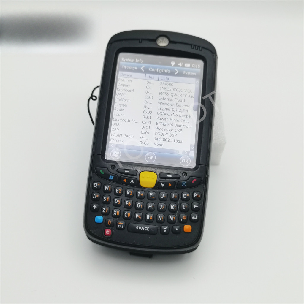 Motorola Symbol MC55A0 English System MC55A0P30SWQQA7WR WM 650 Qwerty Keyboard SE4500 With Battery